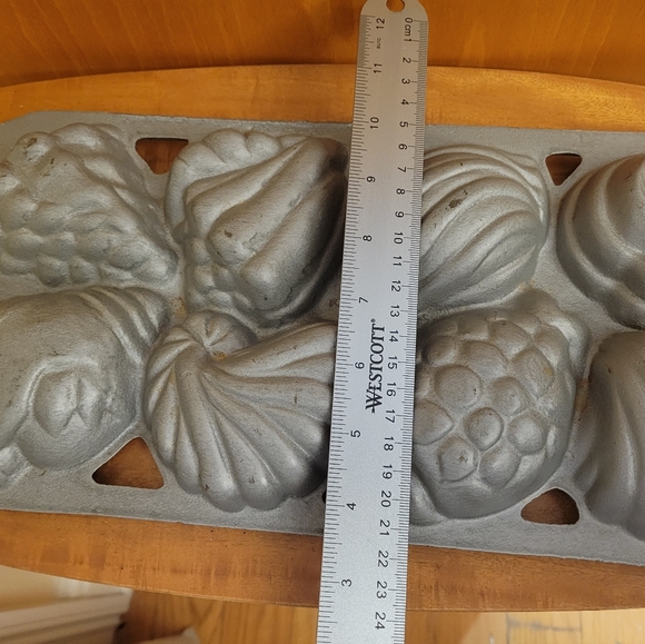 Vintage 1989 John Wright Cast Iron Sea Shell Baking Pan Cooking Mold USA - Picture 6 of 6